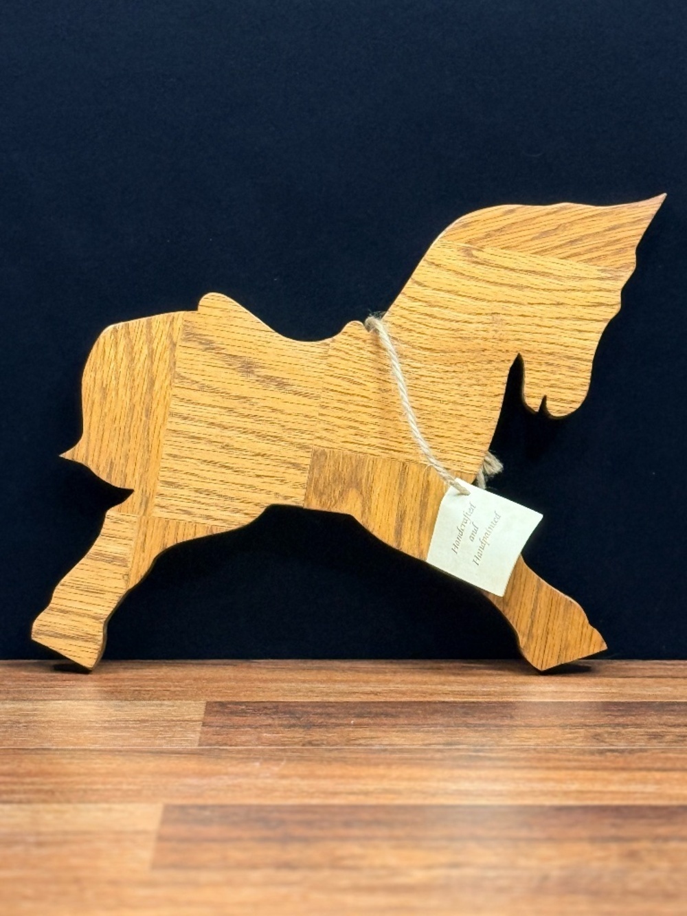 Hethcote’s Donkey Creek Handcrafted & Handpainted Wooden Horse